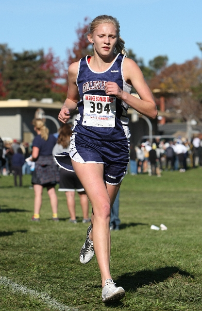 NCS XC D5 Girls-076.JPG - 2009 North Coast Section Cross Country Championships, Hayward High School, Hayward, California